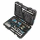 Набор инструментов, 1/4", 1/2", CrV, 120 зубьев, 78 предметов GROSS GS-14148