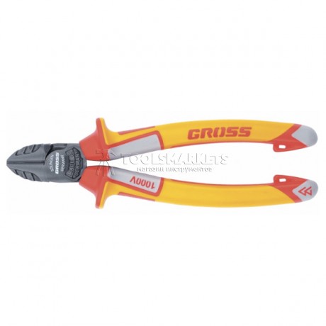 Бокорезы, диэлектрические рукоятки, до 1000 В, 180 мм GROSS GS-17582