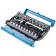 Набор торцевых головок, трещотка 120 зубьев, 1/2",3/8”, CrV, 36 предметов GROSS GS-14145
