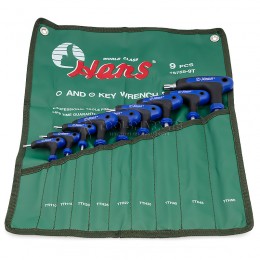 Комплект L-Torx с отверстием Т10-Т50 9 предметов HANS 16755-9T