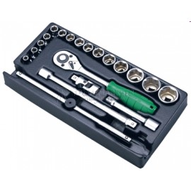 Набор головок и аксессуаров HANS в ложементе 1/2" 20 предметов TT-16