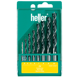 Заказать Набор спиральных сверл по дереву CV (3-10 мм), 8 предметов Heller TD18736 отпроизводителя Heller