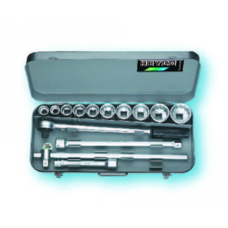 Комплект торцовых ключей 101-0-M 14 предметов HEYCO HE-00101000080