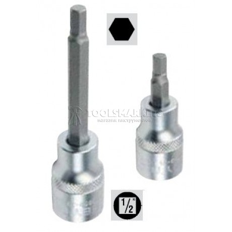 Отверточная насадка 1/2" для винтов с внутренним шестигранником 8 мм HEYCO HE-50850310483
