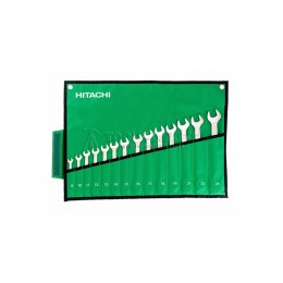 Заказать Набор комбинированных гаечных ключей в скрутке 14 предметов HITACHI HTC-774020 отпроизводителя HITACHI