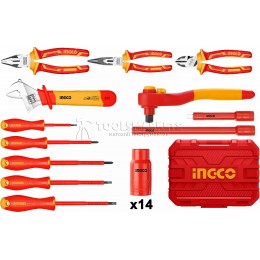 Заказать Набор изолированных инструментов 26 предметов 1000В INGCO HKITH2601 отпроизводителя INGCO