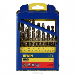 Заказать Набор сверл по металлу IHSS PRO  DIN-338, 1,0 - 10,0 mm, с шагом 0,5 мм, 19 предметов IRWIN 10502500 отпроизводителя IRWIN