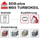 Набор буров SDS-plus TURBOKEIL 8.0-10,0-12,0х100х160 мм+пиковое зубило+плоское зубило 7 предметов KEIL 1253273274