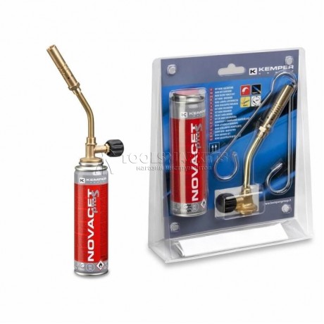 Газовая паяльная лампа с газовым баллоном Mini NOVASET PLUS 110  мл KEMPER 1044 KIT