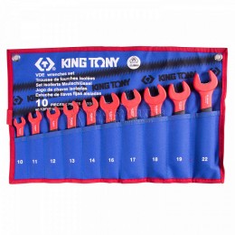 Заказать Набор рожковых диэлектрических ключей, 10-22 мм, чехол из теторона, 10 предметов KING TONY 12FVE10MRN отпроизводителя KING TONY