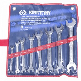 Заказать Набор рожковых ключей, 6-22 мм, 8 предметов KING TONY 1108MR отпроизводителя KING TONY