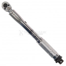 Ключ динамометрический 1/4", 2-24 Нм, в пластиковом кейсе МАСТАК 012-20024C