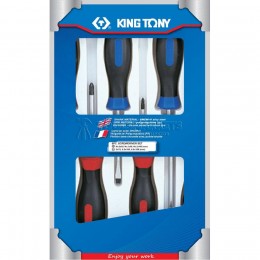 Заказать Набор отверток, 6 предметов KING TONY 31116MR01 отпроизводителя KING TONY