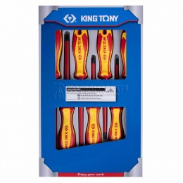 Набор отверток, диэлектрические, 7 предметов KING TONY 30607MR