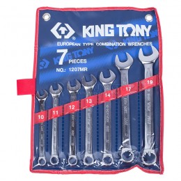 Заказать Набор комбинированных ключей, 10-19 мм, 7 предметов KING TONY 1207MR отпроизводителя KING TONY