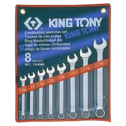 Заказать Набор комбинированных ключей, 10-22 мм, 8 предметов KING TONY 1208MR отпроизводителя KING TONY