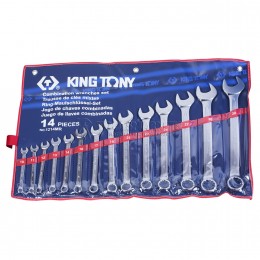 Заказать Набор комбинированных ключей, 10-32 мм, 14 предметов KING TONY 1214MR отпроизводителя KING TONY