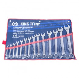 Заказать Набор комбинированных ключей, 5/16"-1-1/4", 14 предметов KING TONY 1214SR отпроизводителя KING TONY