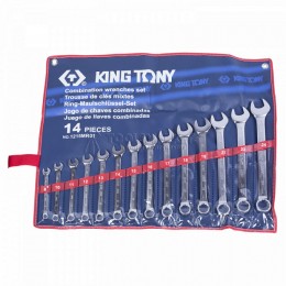 Заказать Набор комбинированных ключей, 8-24 мм, 14 предметов KING TONY 1215MR01 отпроизводителя KING TONY