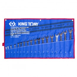 Заказать Набор комбинированных ключей, 6-24 мм чехол из теторона, 18 предметов KING TONY 1218MRN отпроизводителя KING TONY