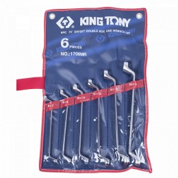 Заказать Набор накидных ключей, 6-17 мм, 6 предметов KING TONY 1706MR отпроизводителя KING TONY