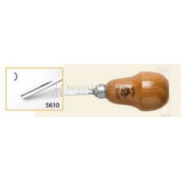 Заказать Штихель прямой с глубоким желобом с рукояткой из грушевого дерева 10 мм KIRSCHEN KR-5610010 отпроизводителя KIRSCHEN