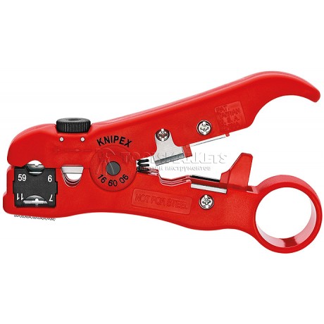 Инструмент для удаления изоляции с коаксиальных кабелей 125 мм KNIPEX KN-166006SB