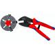 Обжимные клещи с магазином для смены плашек MultiCrimp® 0,5 — 10,0 mm², 240 мм KNIPEX KN-973303