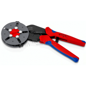 Обжимные клещи с магазином для смены плашек MultiCrimp® 0,5 — 10,0 mm², 240 мм KNIPEX KN-973303