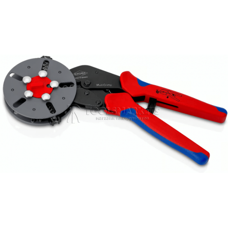 Обжимные клещи с магазином для смены плашек MultiCrimp® 0,5 — 10,0 mm², 240 мм KNIPEX KN-973303