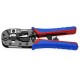Пресс-клещи для штекеров RJ 45 Knipex 3-в-1, кол-во гнёзд: 1, 8-пин 8P8C, резка и зачистка кабеля, 190 мм KN-975113