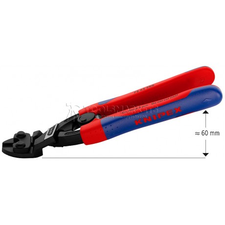 Болторезы боковые усиленные для мягких материалов 200 мм KNIPEX KN-7262200