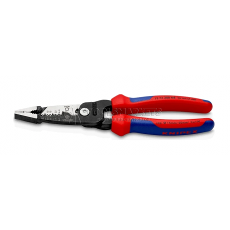 Инструмент для зачистки гармонизированных кабелей KNIPEX фосфатированный, 2-комп ручки KN-1372200ME