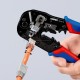 Пресс-клещи для штекеров RJ 45 Knipex 3-в-1, кол-во гнёзд: 1, 8-пин 8P8C, резка и зачистка кабеля, 190 мм KN-975113