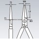 Плоскогубцы для точной механики с режущими кромками 140 мм KNIPEX KN-2301140