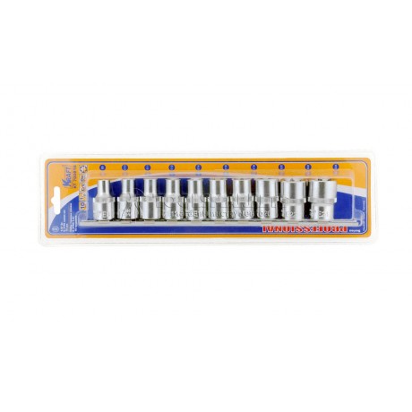 Набор головок торцевых 1/2" E-star 10 предметов  KRAFT KT 700816
