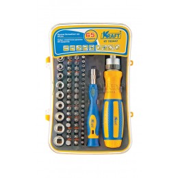Заказать Набор отверка с насадками-битами и торцевыми головками, 65 предметов KRAFT KT 700447 отпроизводителя KRAFT