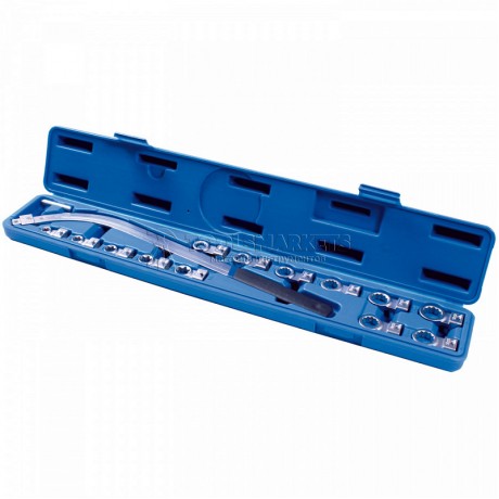 Набор ключей для натяжения ремня, 12-19 мм, кейс, 15 предметов МАСТАК 103-20115C