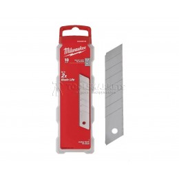 Лезвия для выдвижных ножей Milwaukee 25 мм GEN II (10 шт) 4932480108