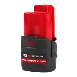 Заказать Аккумулятор Milwaukee M12 HB2.5 4932480164 отпроизводителя Milwaukee