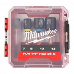 Заказать Набор торцевых насадок Milwaukee SHOCKWAVE IMPACT DUTY  4 предмета 4932492445 отпроизводителя Milwaukee