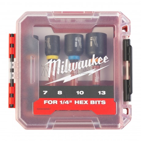 Набор торцевых насадок Milwaukee SHOCKWAVE IMPACT DUTY  4 предмета 4932492445