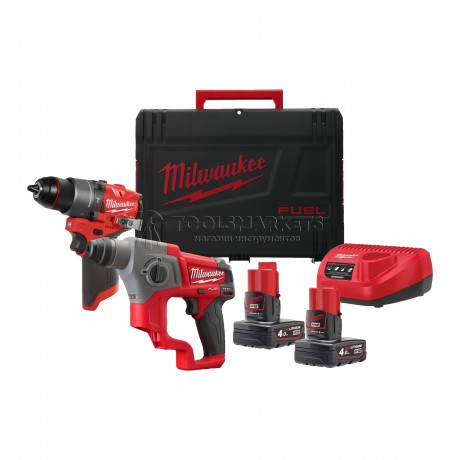 Набор инструментов Milwaukee M12 FUEL FPP2F2-402X 4933480590