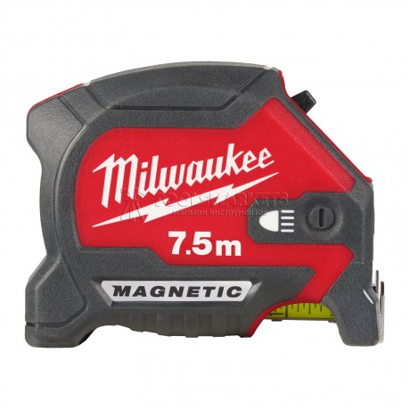 Рулетка с подсветкой Milwaukee Magnetic Tape Measure 7.5м 4932492469
