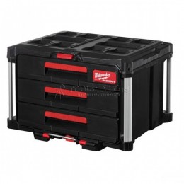 Ящик с 3-мя выдвижными отсеками Milwaukee PACKOUT 4932472130