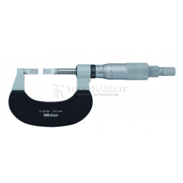 Микрометр MITUTOYO с ножевидными поверхностями 0-25 мм 122-101-10