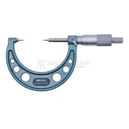 Микрометр MITUTOYO 25-50 мм, 0.01 мм с точечными губками 112-166