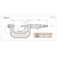 Микрометр универсальный MITUTOYO 0-25 мм 0,01 мм 116-101 Микрометр универсальный MITUTOYO 0-25 мм 0,01 мм 116-101