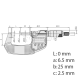 Микрометр MITUTOYO 0-25 мм 0,001 мм 293-240