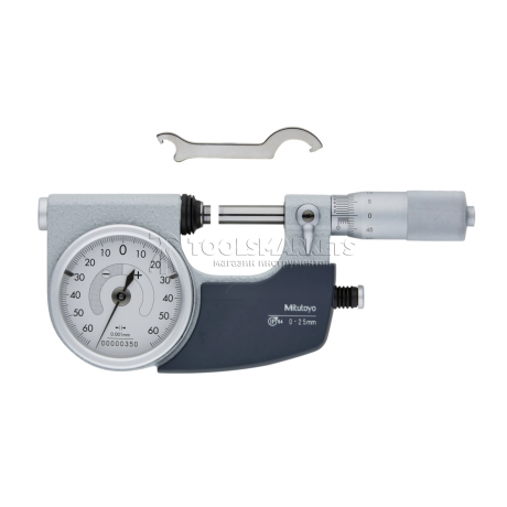 Микрометр рычажный MITUTOYO 0-25 мм 0,001 мм 510-121